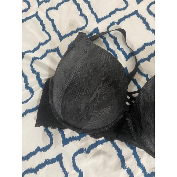 Torrid Curve Women's Black Snake Print Padded Bra - 46DD - Picture 3 of 10